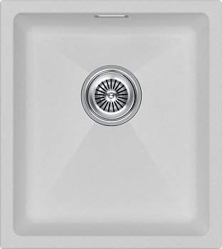 Кухонная мойка Paulmark LUMI 41UNI LU41-WH 45х40 цвет белый